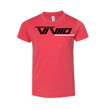 Load image into Gallery viewer, PaireeThreadz &quot;VI-VII-0&quot; youth tee-rd
