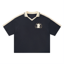 Load image into Gallery viewer, Color Navy Blue Polo Shirt
