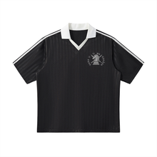 Load image into Gallery viewer, Contrast Collar Striped Soccer Jersey
