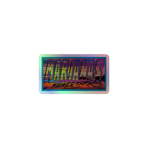 PaireeThreadz "No Cap" Holographic sticker